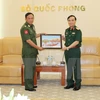 Top military officer receives Myanmar army delegation 