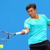 Top tennis player in second round of Singapore F2