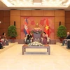 Cambodian NA President wraps up official visit to Vietnam