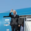 Party leader leaves for State visit to Cambodia 