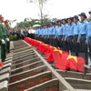 Remains of Vietnamese volunteer soldiers buried at home