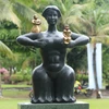 Sculptures displayed in HCM City park