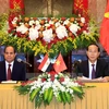  Vietnamese, Egyptian Presidents seek stronger cooperation 