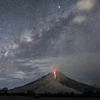 Volcano erupts in Indonesia