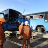 Malaysia: Eight workers killed in three-vehicle crash 
