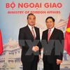 FM Pham Binh Minh holds talks with Chinese FM Wang Yi