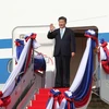 Chinese President visits Laos