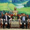 Top Lao leaders welcome Hanoi’s high-ranking delegation