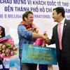 HCM City welcomes six millionth int’l visitor in 2017
