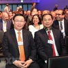 Deputy PM Vuong Dinh Hue concludes activities in WEF Meeting 