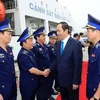 President pays pre-Tet visit to Coast Guard Zone 3