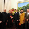 Hanoi Archdiocese leader extends Tet greetings to city Party Committee