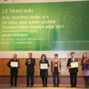 Vietnam Energy Efficiency Industry Awards 2017 presented in Hanoi