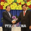 Cambodian officials deliver New Year greetings to Long An 