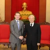 Party chief receives French Ambassador