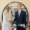 President Tran Dai Quang meets Bangladeshi leaders 