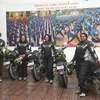 Female Indian motorcyclists arrive in Vietnam