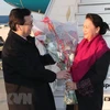 NA Chairwoman arrives in Geneva for attendance at IPU-138