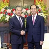 President receives Chinese Foreign Minister 