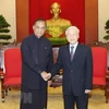 Party chief receives Sri Lankan Parliament Speaker