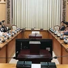 HCM City official receives international guests 