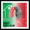 Stamps issued to promote anti-smoking efforts