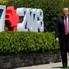 US President Donald Trump leaves G7 for Singapore