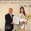 Vietnamese artist named as Romanian Honorary Consul in HCM City