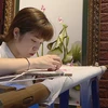 Vietnamese hand embroidered art pieces