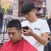 Fans enjoy World Cup with special haircuts