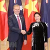 Top legislator holds talks with Australian House of Representatives Speaker
