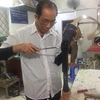 Veteran produces artificial limbs for disabled people