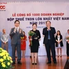 Vietnam’s 1,000 biggest tax payers announced