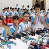 About 150 young students attend Vietnam Robot contest