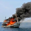Indonesia sinks over 100 illegal foreign fishing vessels 