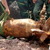 Big bomb unearthed in southwestern Tay Ninh province