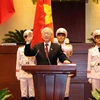 Party leader Nguyen Phu Trong becomes new President