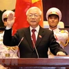 Party leader’s election as President covered abroad