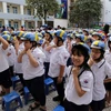 Helmets presented to improve children’s road sense