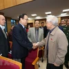 Party chief, President meets Hanoi voters