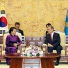 Korean media highlights meeting of Vietnamese NA Chairwoman, RoK President 