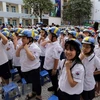 Programme encourages children to wear helmets