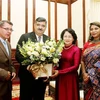 Vice President receives SOS Children's Villages International leader 