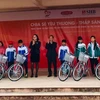 Bicycles granted to poor students in northern region