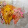 Painting exhibition welcomes Year of the Pig