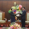 Lao delegation pays Tet visit to Hoa Binh