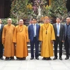 Hanoi leader extends Tet greetings to Vietnam Buddhist Sangha