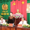 NA Chairwoman pays Tet visit to Ben Tre’s police, border guard