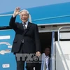 Top Vietnamese leader leaves Hanoi for visits to Laos, Cambodia