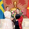 NA leader welcomes Crown Princess of Sweden in Hanoi